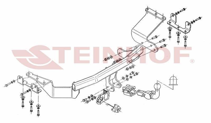 Hak holowniczy Steinhof M-355