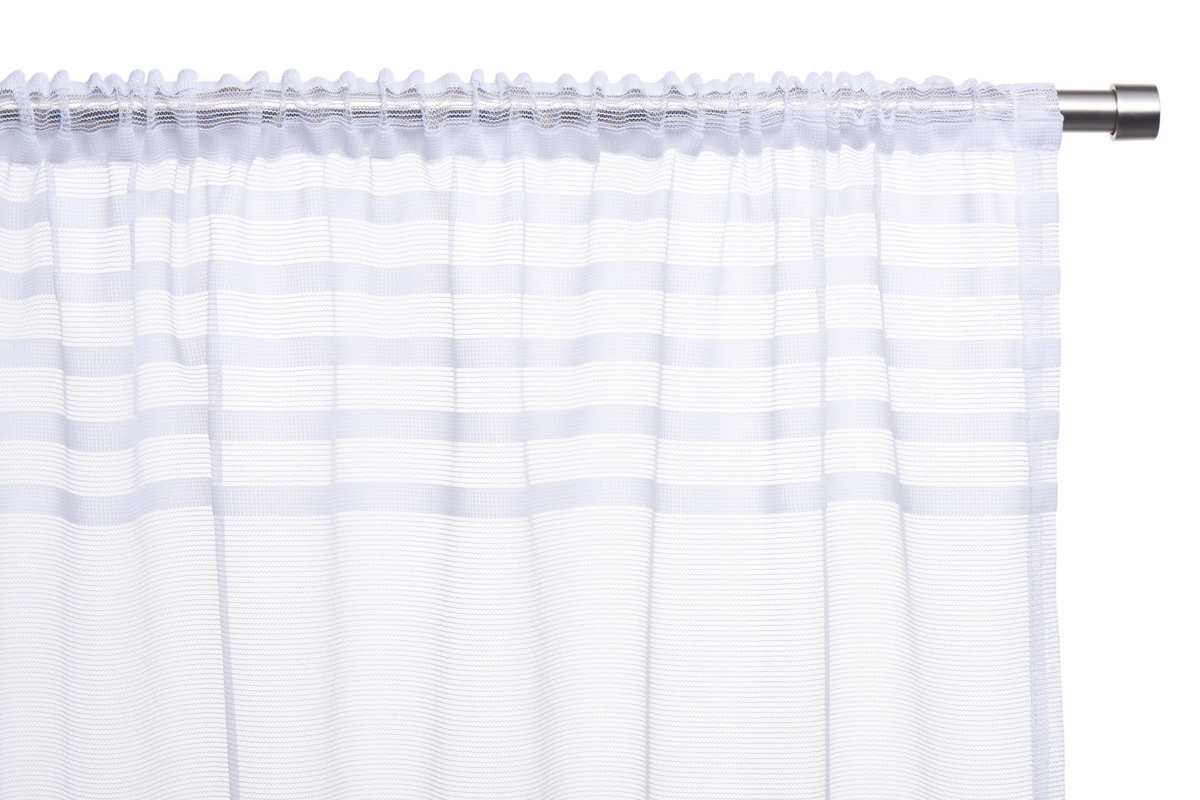 Firana MELITI biały, 140x260 , 100% poliester
