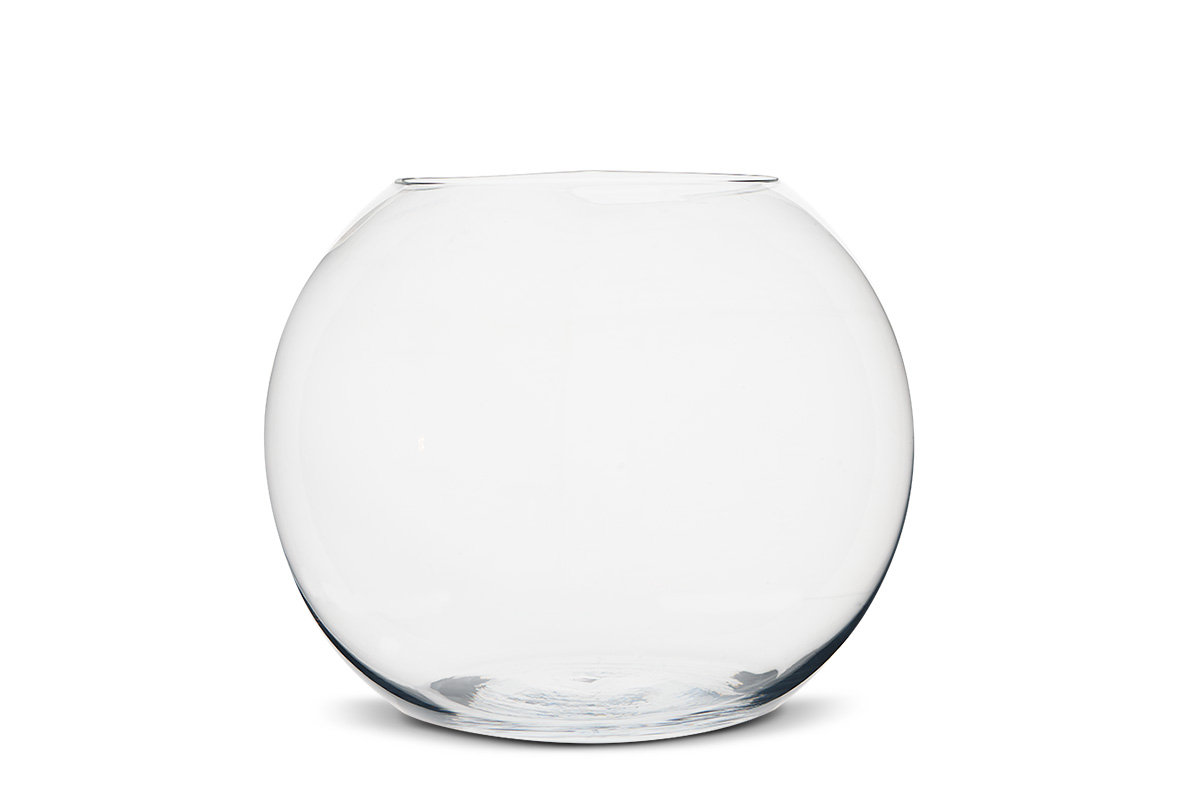 Wazon GALER przezroczysty, h17,5/Ø21, szkło