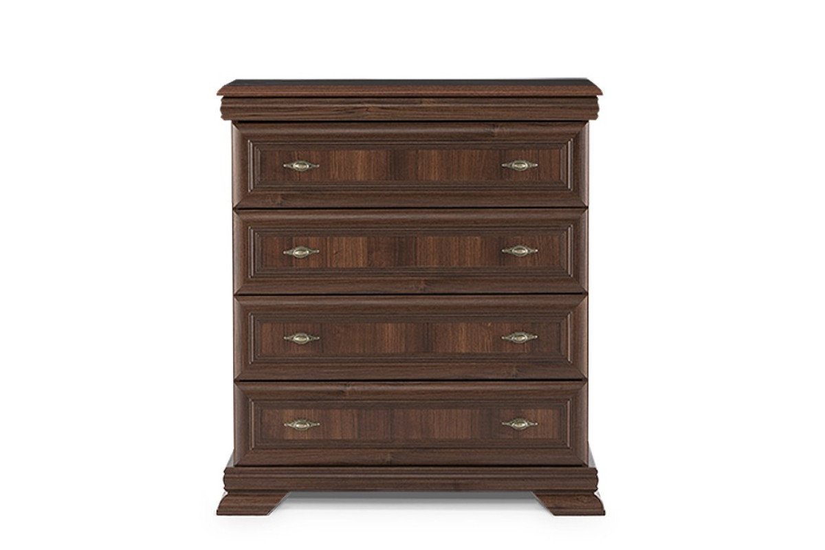 Komoda IMPERIO orzech, 88x97x46, płyta wiórowa/listwy MDF