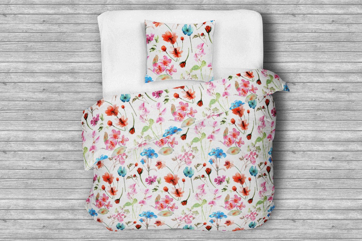 Komplet pościeli z bawełny NATRIX wielokolorowy, 140x200 cm