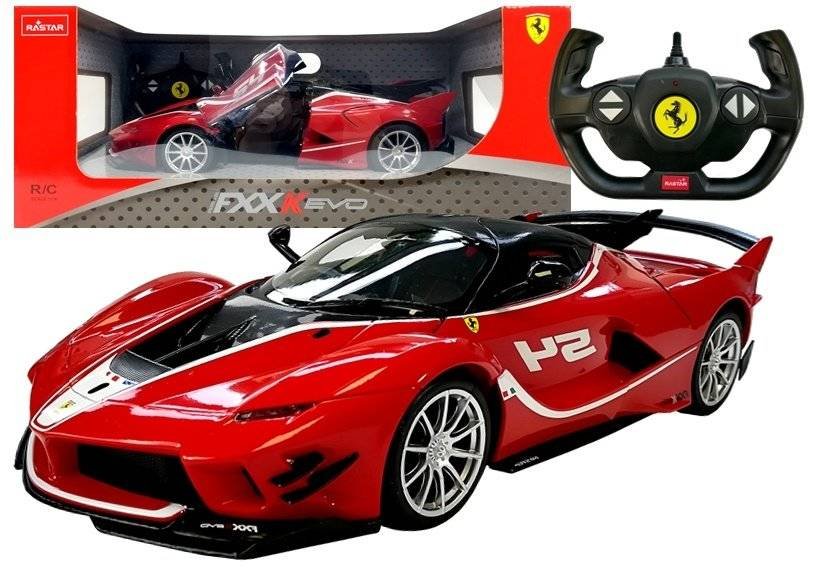 Rastar Auto R/C Ferrari 1:14 Czerwone na pilota