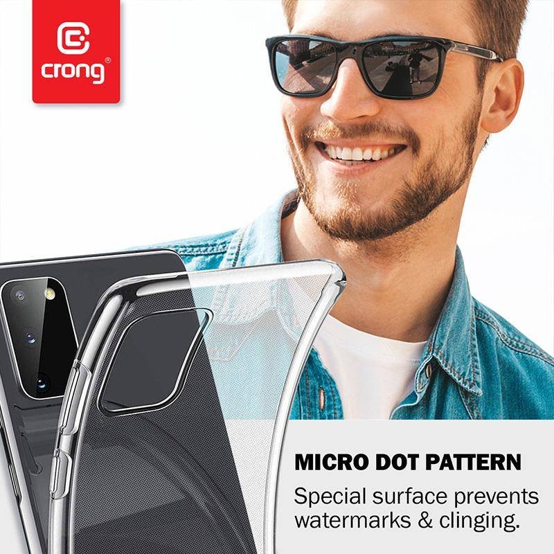 Crong Crystal Slim Cover Etui Samsung Galaxy Note 20 (przezroczysty)