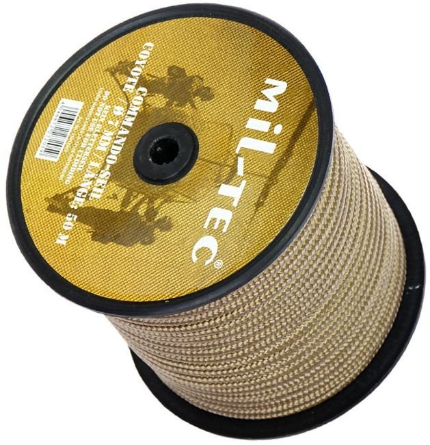 Mil-Tec Linka Commando 50 m x 7 mm - coyote (15942005-007) 15942005-007