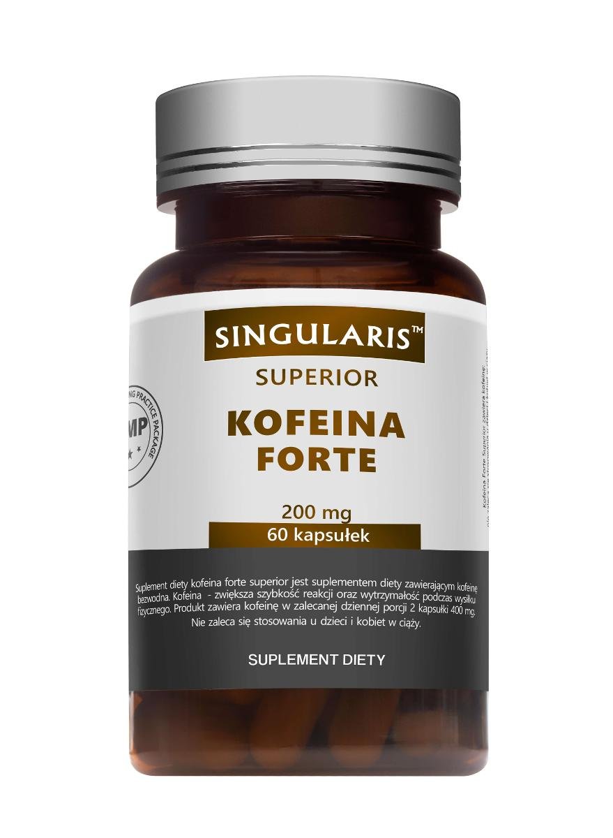 Singularis Superior Kofeina Forte, suplement diety, 60 kapsułek |Darmowa dostawa od 199,99 zł !!! 3647041