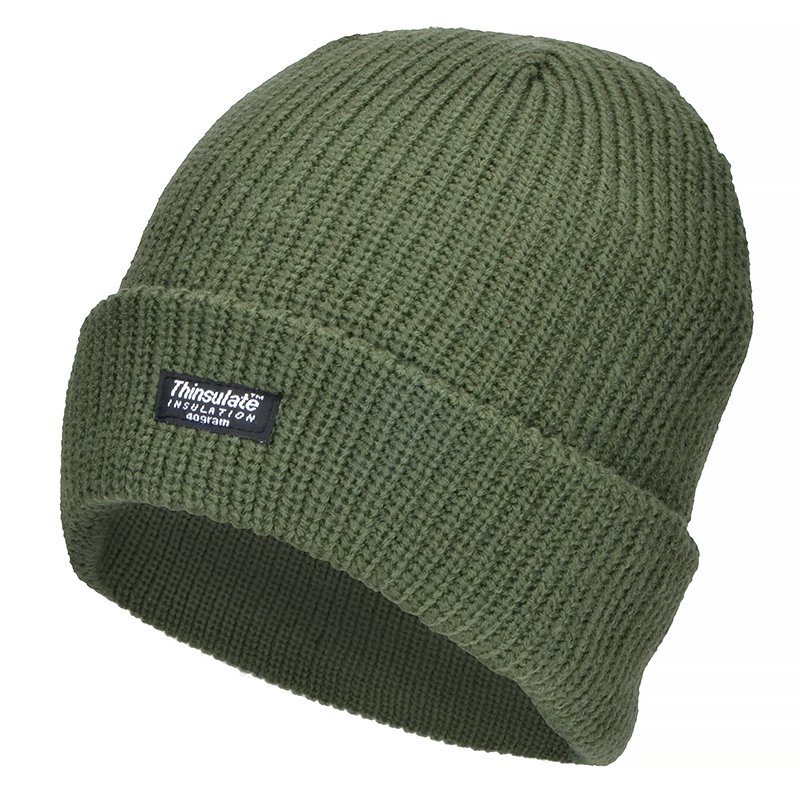 Mil-Tec Czapka Zimowa Ocieplana Thinsulate Olive - Olive