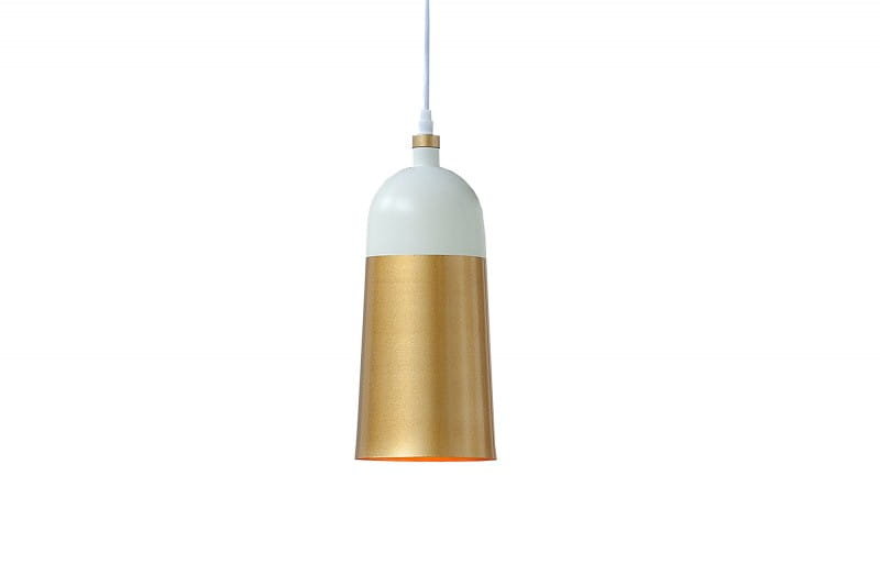 Invicta Lampa wisząca Modern Chick biało-złota 37701