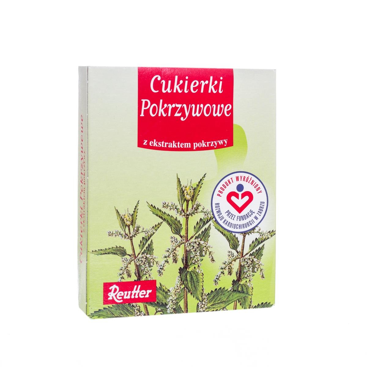 REUTTER Cukierki Pokrzywowe 50g REUTTER 21SZUCURPO