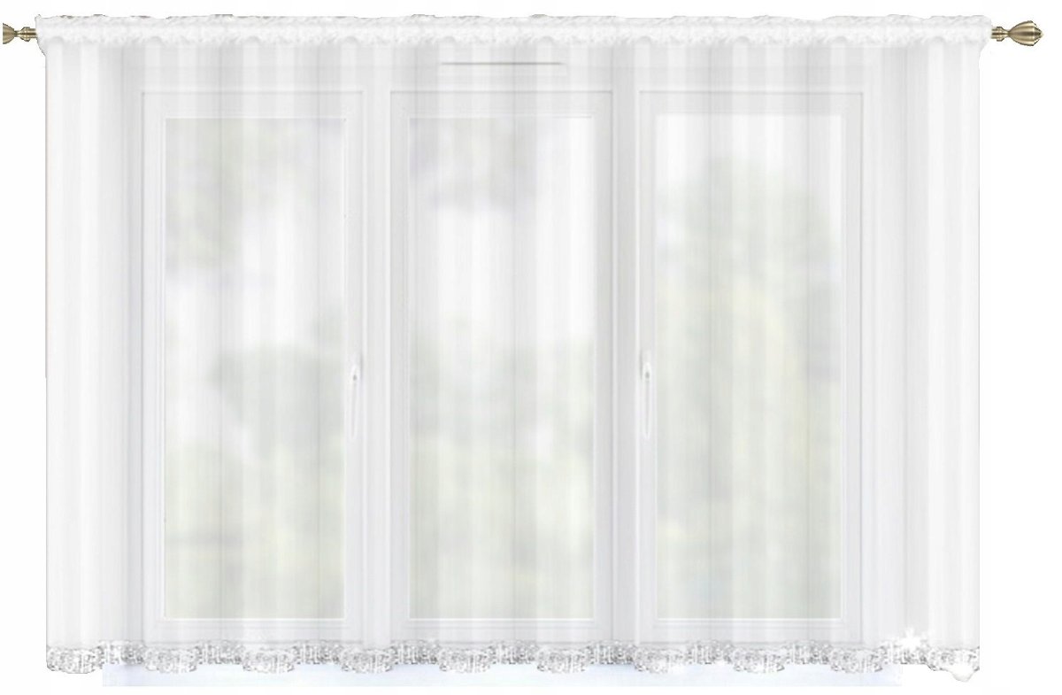Firana Gotowa KATANIA Cyrkonie 400x150 WOAL Firana