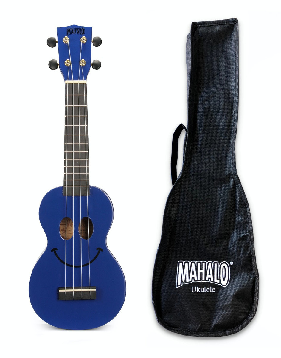 Mahalo U-Smile BU - Ukulele sopranowe z pokrowcem