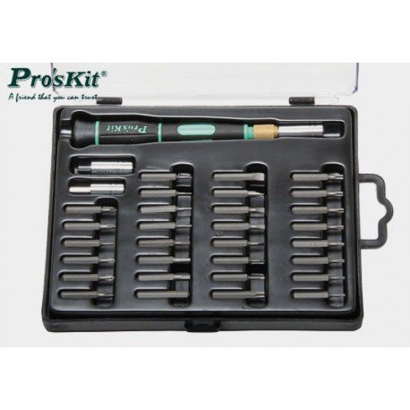 Zestaw wkrętak + 30 bitów SD-9803 Pro's Kit