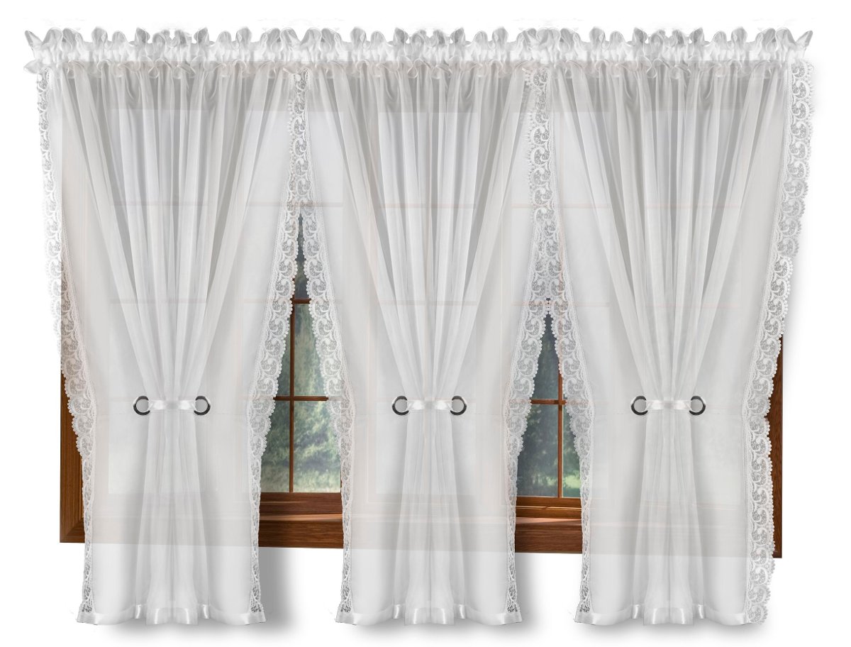 Firana Gotowa CORDOBA 600x150 Firanka 3 PANELE