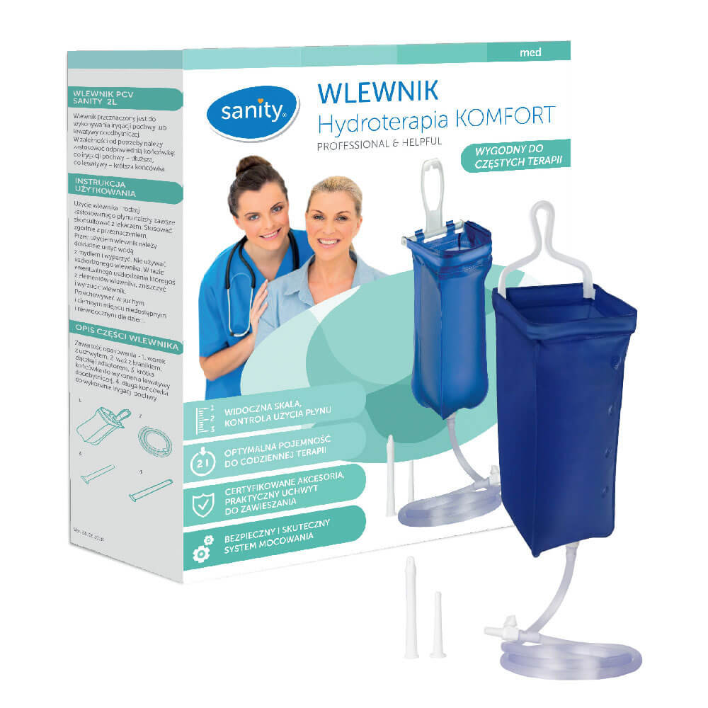 Albert POLSKA Wlewnik Hydroterpia KOMFORT 2L x 1 szt Sanity |  OD 199 PLN!