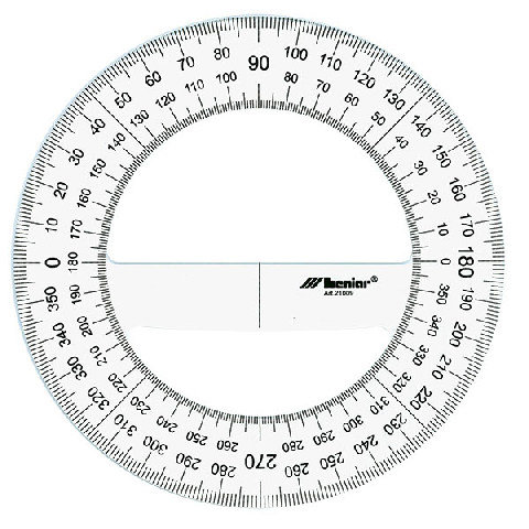 Leniar Kątomierz śr15cm/360o plastik 21009