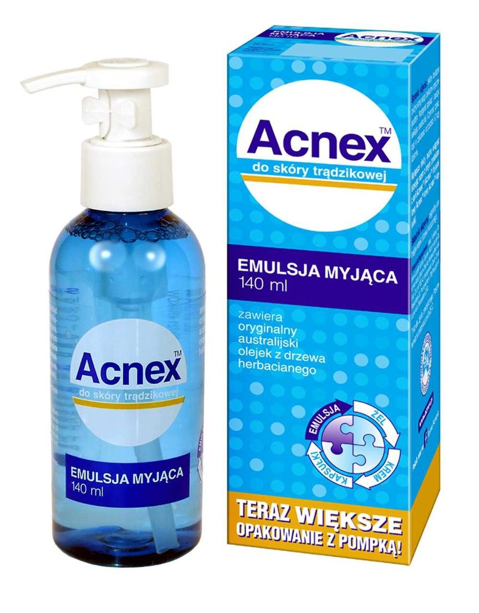 Farmina Acnex Emulsja Myjąca 140ml Z Dozownikiem Trądzik