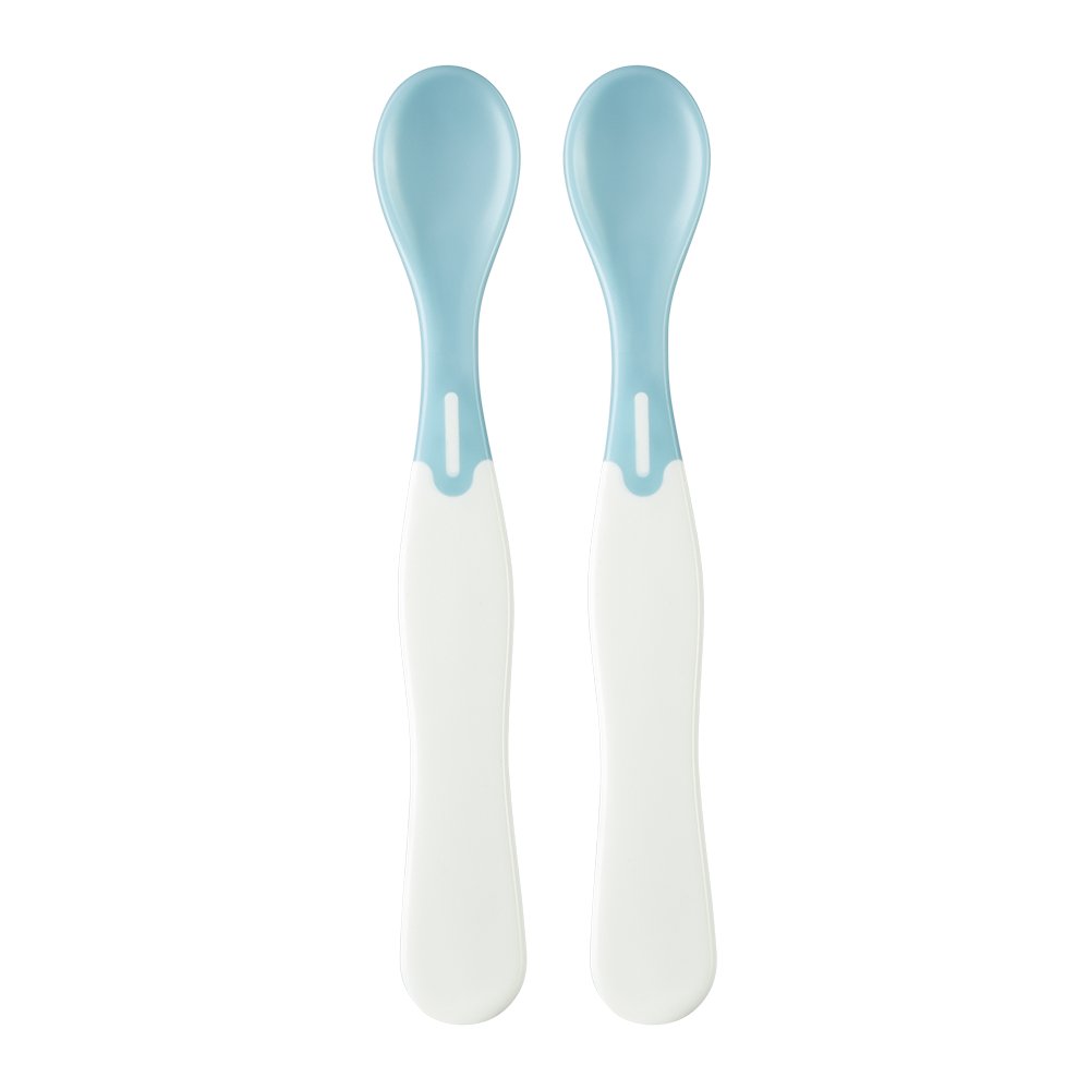 MININOR, Łyżeczka zmieniająca kolor, Niebieskie, 2-pak