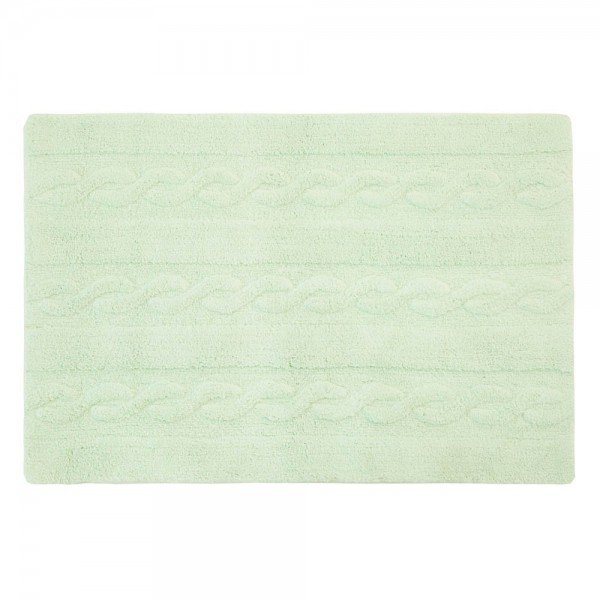 Lorena Canals Dywan dla dzieci trenzas Soft mięta 80 x 120 cm C-TR-SM-S