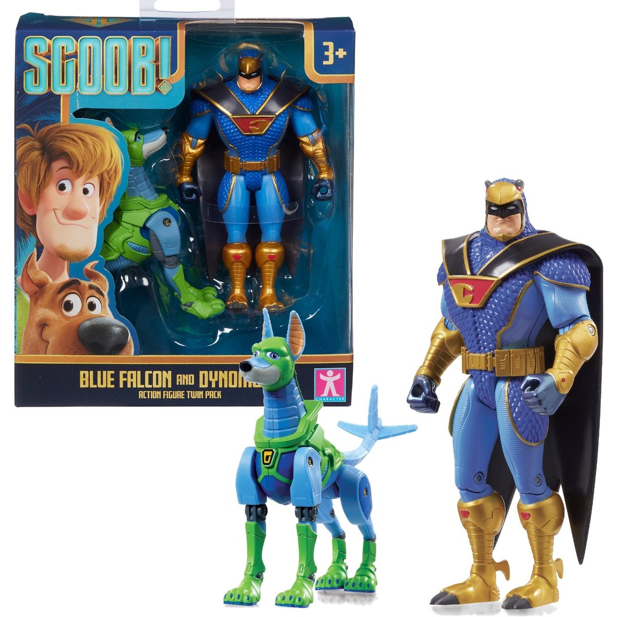 Character Options Zestaw figurek Scooby-Doo. Blue Falcon i Dynamutt