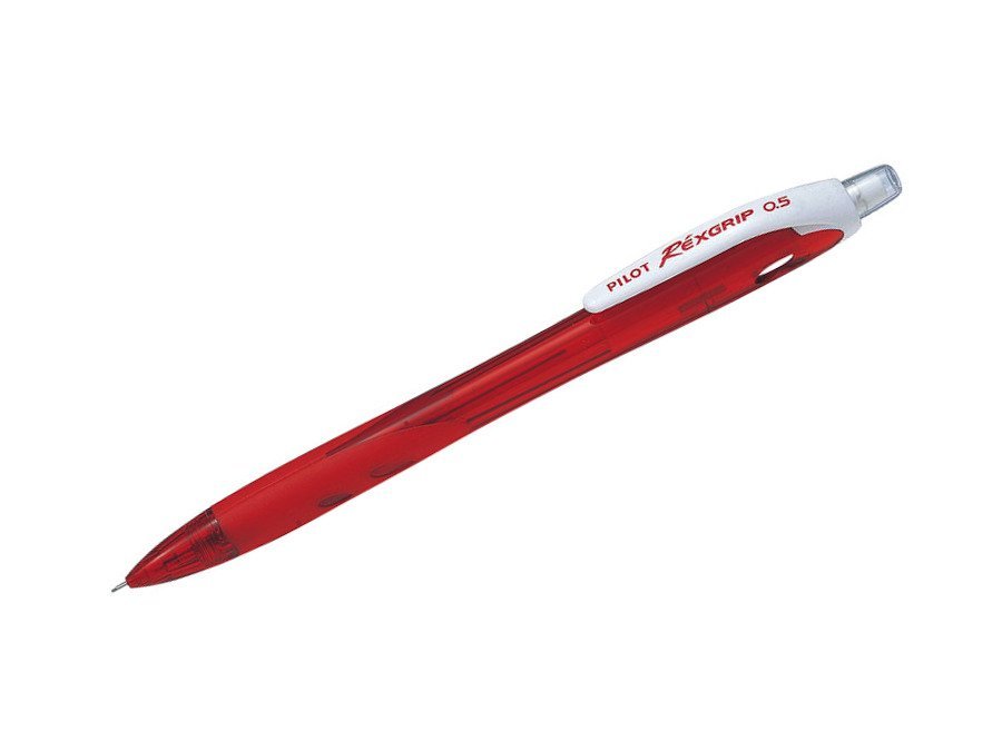 Ołówek automatyczny Rexgrip Be Green 0,5 czerwony