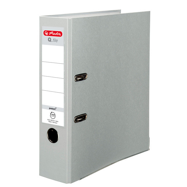 Segregator A4 8 cm PP popielaty