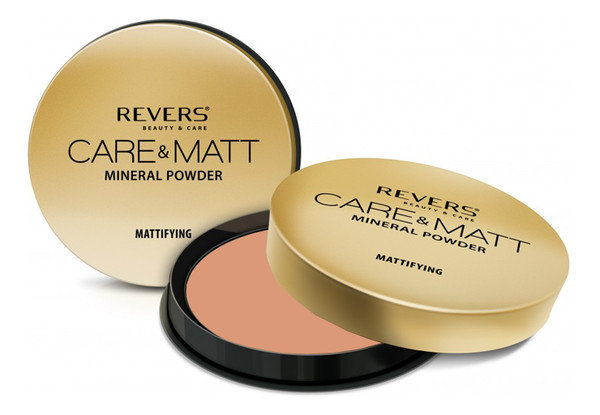 Revers Care&matt Mattifying Puder prasowany 02