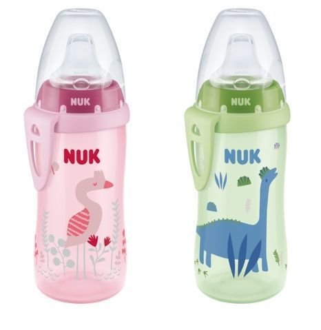 NUK kubek Active Cup 300ml.pow.12m-cy ustnik niekapek silikon