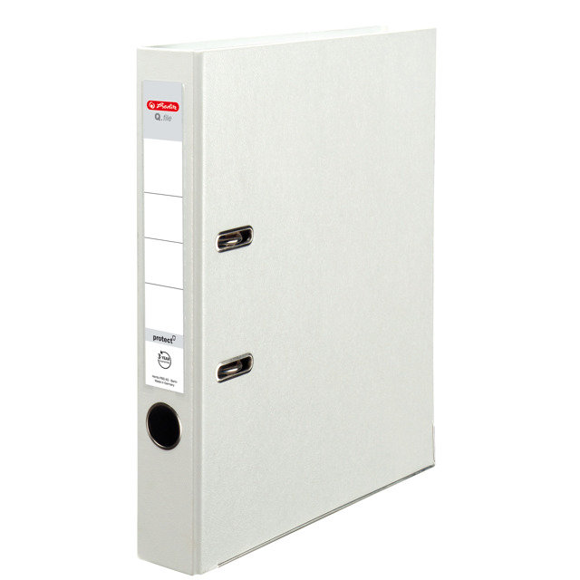 Herlitz SEGREGATOR A4 5cm Q.FILE PP BIAŁY