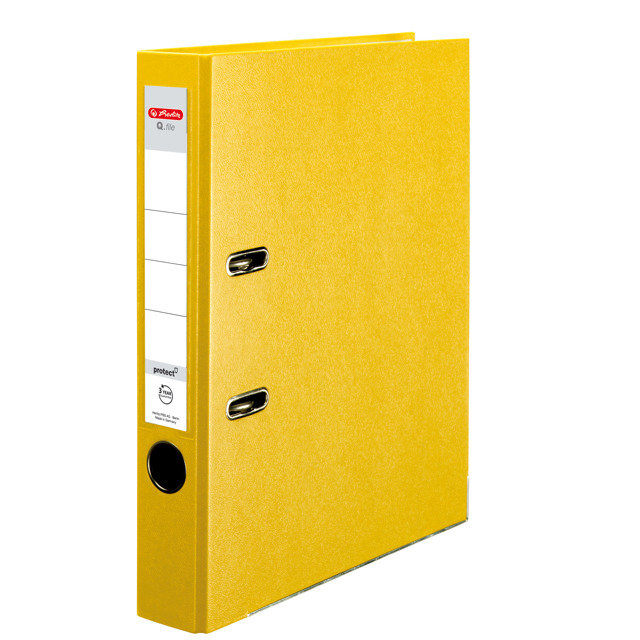 Herlitz SEGREGATOR A4 5cm Q.FILE PP ŻÓŁTY