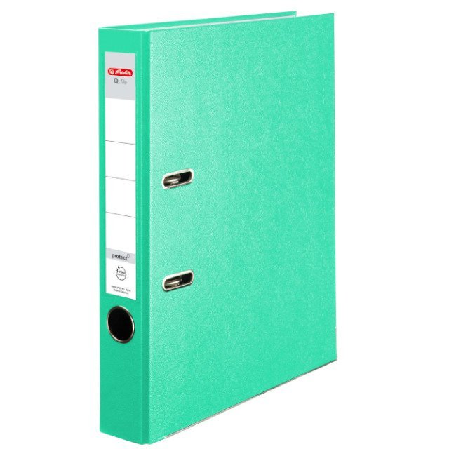 Herlitz SEGREGATOR A4 5cm Q.FILE PP TURKUSOWY
