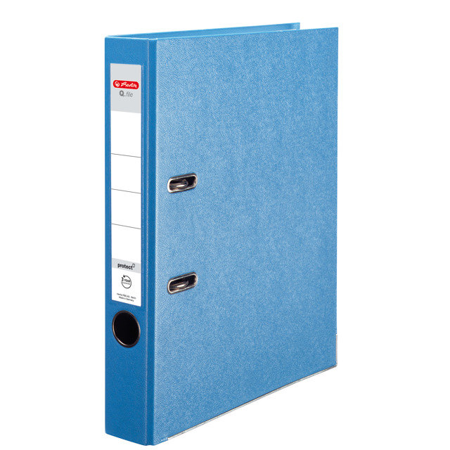 Herlitz SEGREGATOR A4 5cm Q.FILE PP AQUA