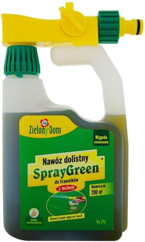 ZielonyDom Nawóz dolistny dla trawników z mchem 950ml