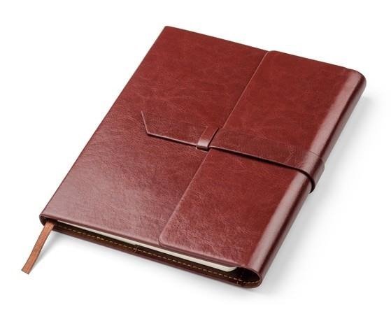 Notes w linie, A5, Vaso, brązowy