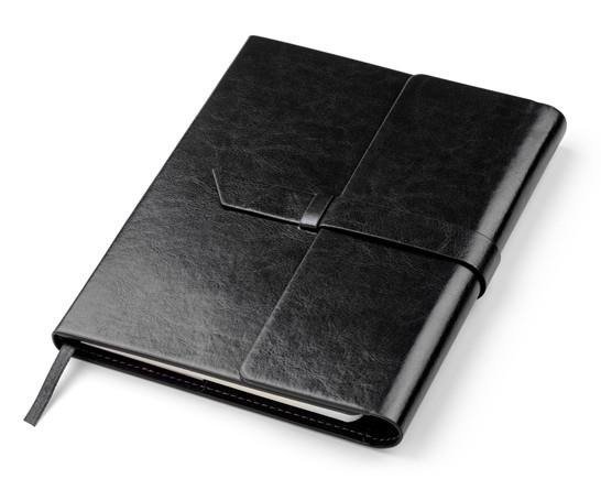 Notes w linie, A5, Vaso, czarny