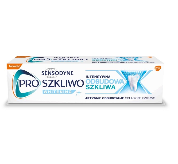 GlaxoSmithKline Proszkliwo intensywna odbudowa szkliwa pasta do zębów whitening 75ml