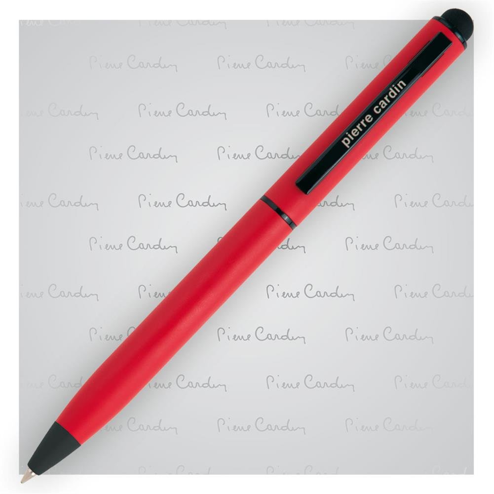 Pierre Cardin Długopis metalowy touch pen soft touch Celebration Czerwony uniwersalny 234602-uniw