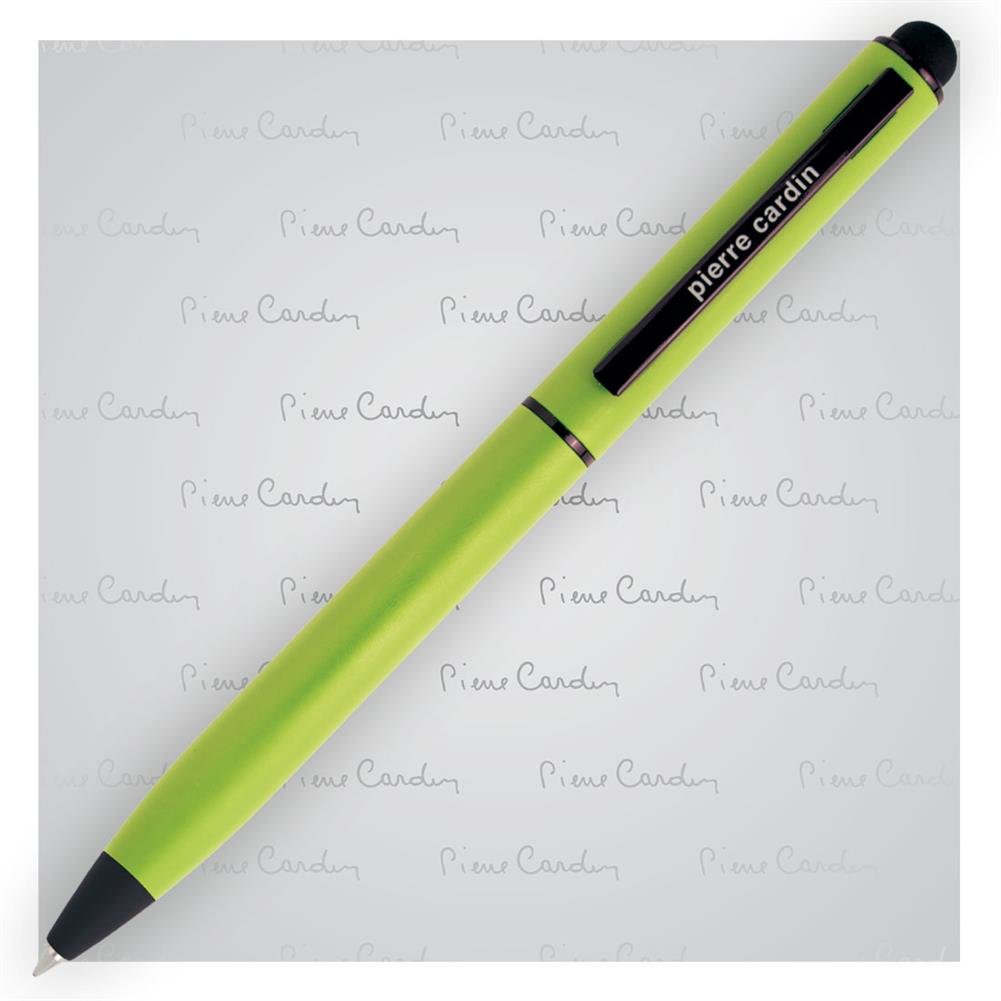 Długopis metalowy touch pen, Pierre Cardin Celebration, jasnozielony