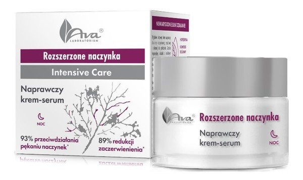Ava Ava Rozszerzone naczynka Naprawczy krem-serum na noc 50ml