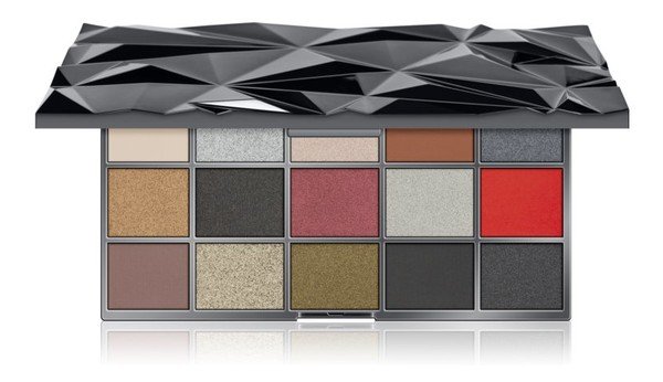 Makeup Revolution Glass Black Ice paleta cieni do powiek 16,5 g