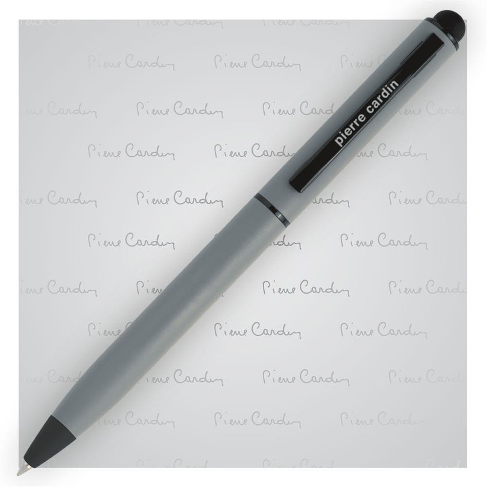 Pierre Cardin Długopis metalowy touch pen soft touch Celebration Szary uniwersalny 234607-uniw