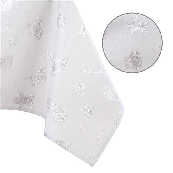 AmeliaHome Obrus Christmas Story 140x220 /AH/CHS/H/SILV/1422