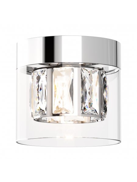 Zuma Line Gem P0389-01A-F4AC plafon lampa sufitowa 1x28W G9 chrom