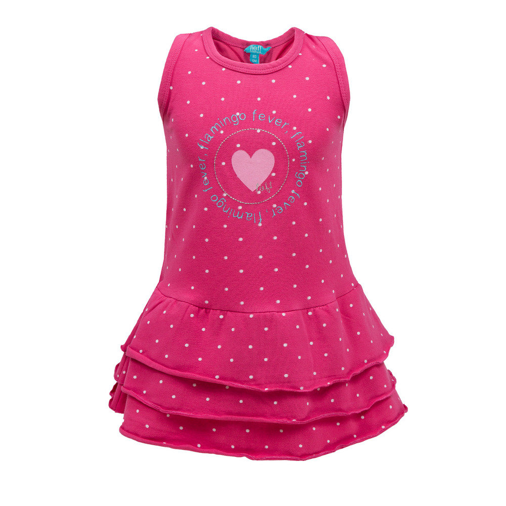 Dziewczęca sukienka, różowy, rozmiar 80