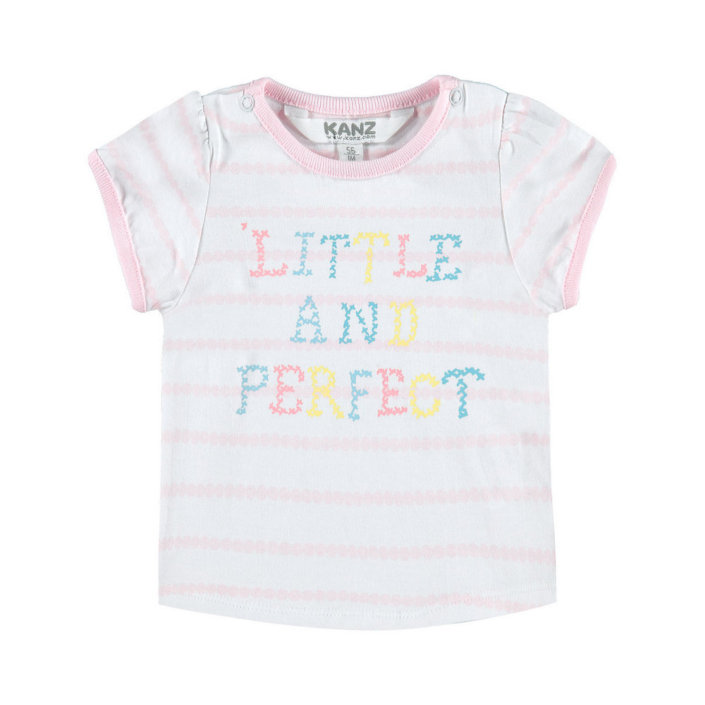 Dziewczęca Bluzka Z Krótkim Rękawem, wielokolorowy, rozmiar 74