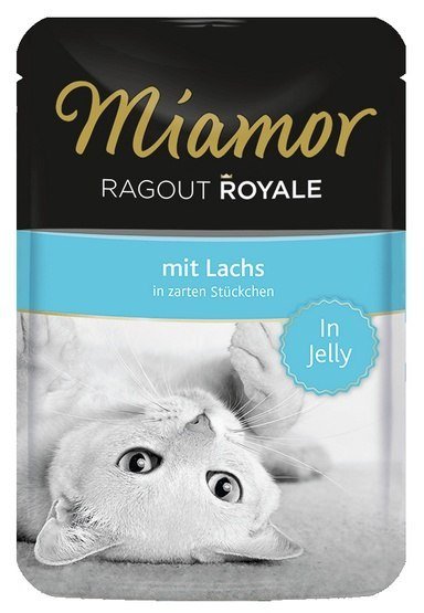 Miamor Ragout Royale w galarecie, 22 x 100 g - Łosoś