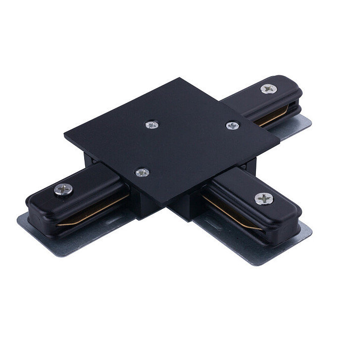 Nowodvorski Ł$329cznik w kształcie T do szyn zł$330czka Profile Recessed T-Connector czarny 8835