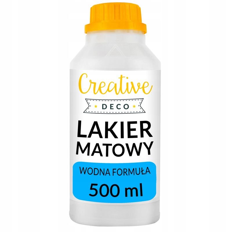 Creative Deco, lakier akrylowy, matowy, 500 ml