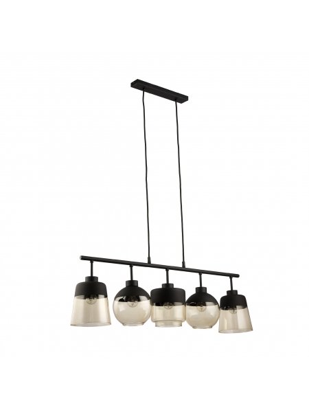 TK Lighting Zwis sufitowy nowoczesny 5pł AMBER 2382 TKL2382
