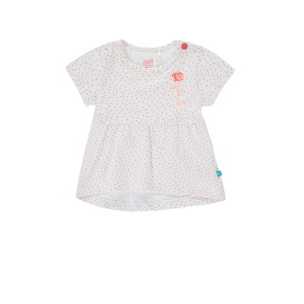 Dziewczęca sukienka z krótkim rękawem, wielokolorowy, rozmiar 74