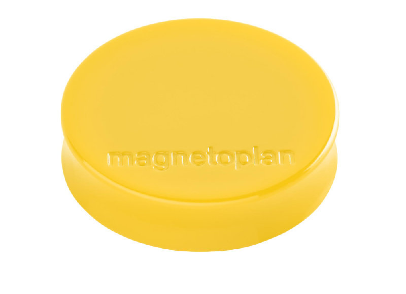 MAGNETOPLAN Magnesy Ergo, średnie, 30 mm x 8 mm, opakowanie 10 szt. złoty żółty 4013695044934