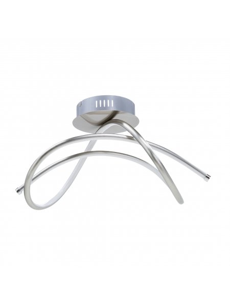 Leuchten Direkt Oświetlenie Leuchten-Direkt VIOLETTA Lampa Sufitowa LED Stal nierdzewna, 1-punktowy 15441-55